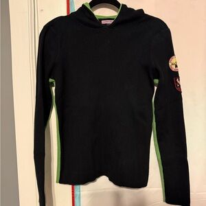 vintage Ralph Lauren Polo Jeans Co. thermal rib-knit hooded sweater large